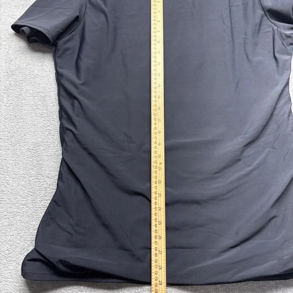 Underworks Mens‎ Concealer Compression Crew Neck T-Shirt Model 998 Black 2X USA